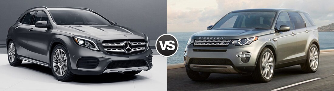 2018 Mercedes-Benz GLA vs 2018 Land Rover Discovery Sport