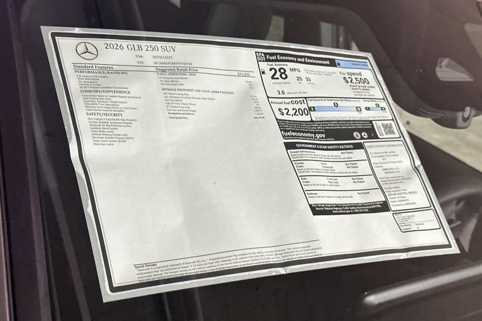 2026 Mercedes-Benz GLB GLB 250 - Photo 28