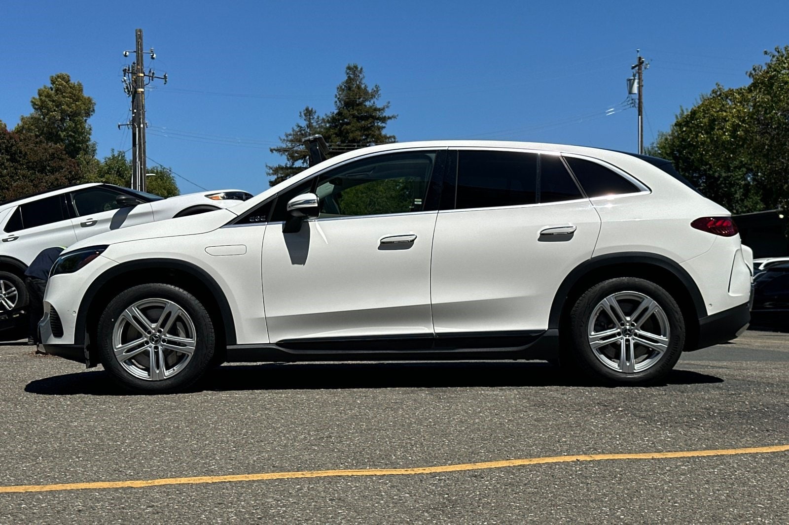 Certified 2023 Mercedes-Benz EQE SUV Base with VIN 4JGGM2BB5PA009628 for sale in Walnut Creek, CA
