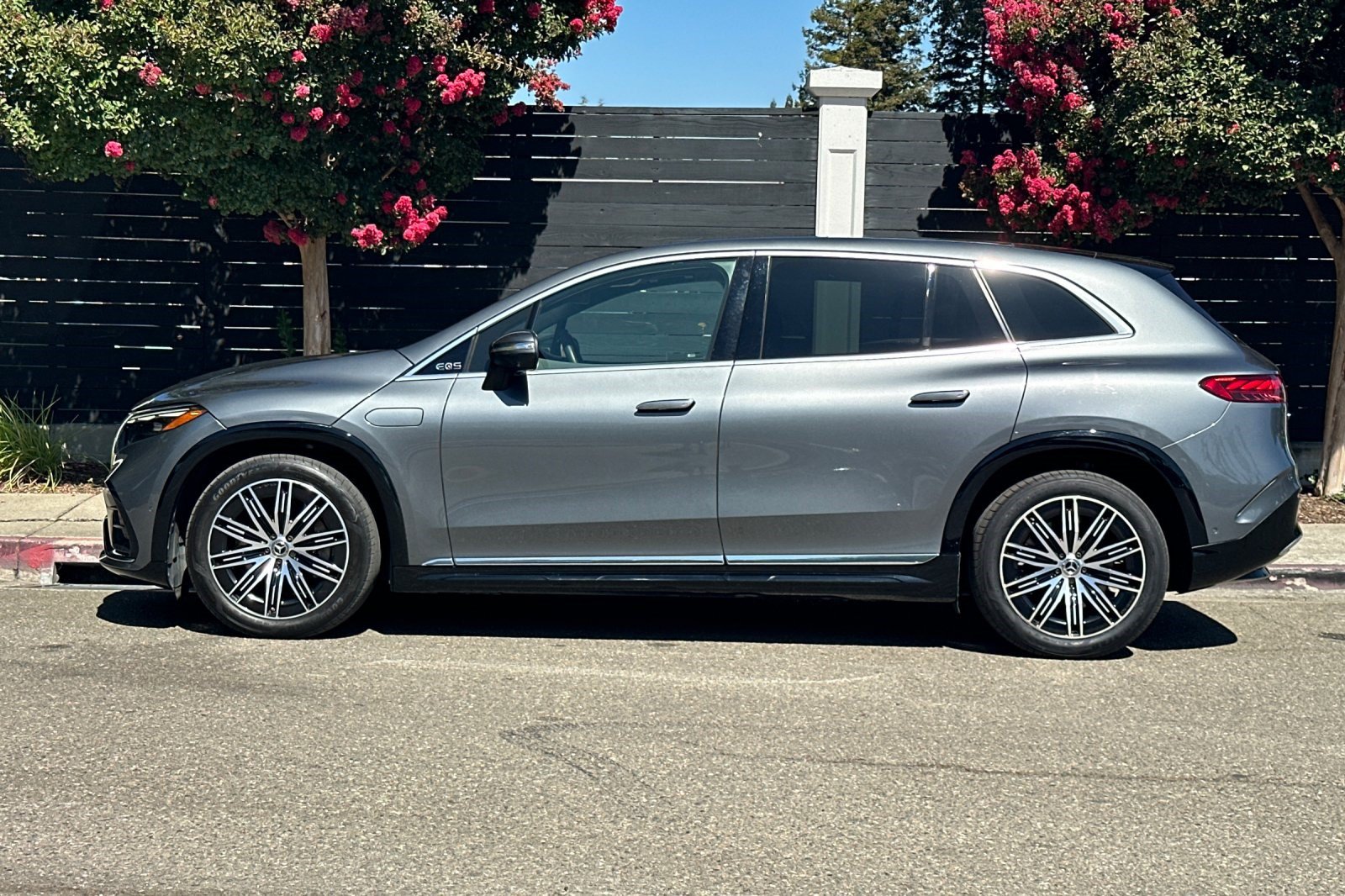 Certified 2023 Mercedes-Benz EQS SUV Base with VIN 4JGDM4EB9PA021355 for sale in Walnut Creek, CA