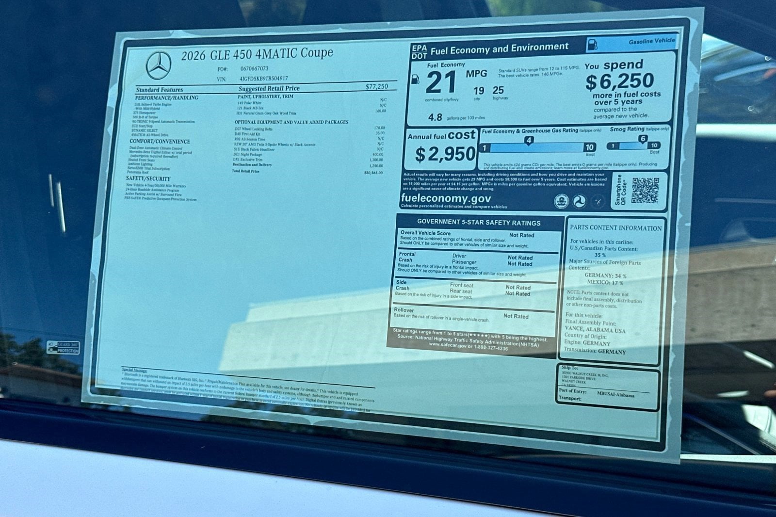 2026 Mercedes-Benz GLE Coupe GLE450 - Photo 30