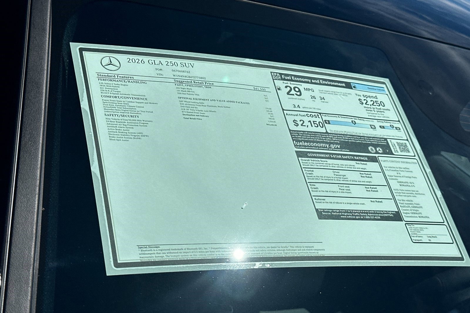 2026 Mercedes-Benz GLA GLA 250 - Photo 27