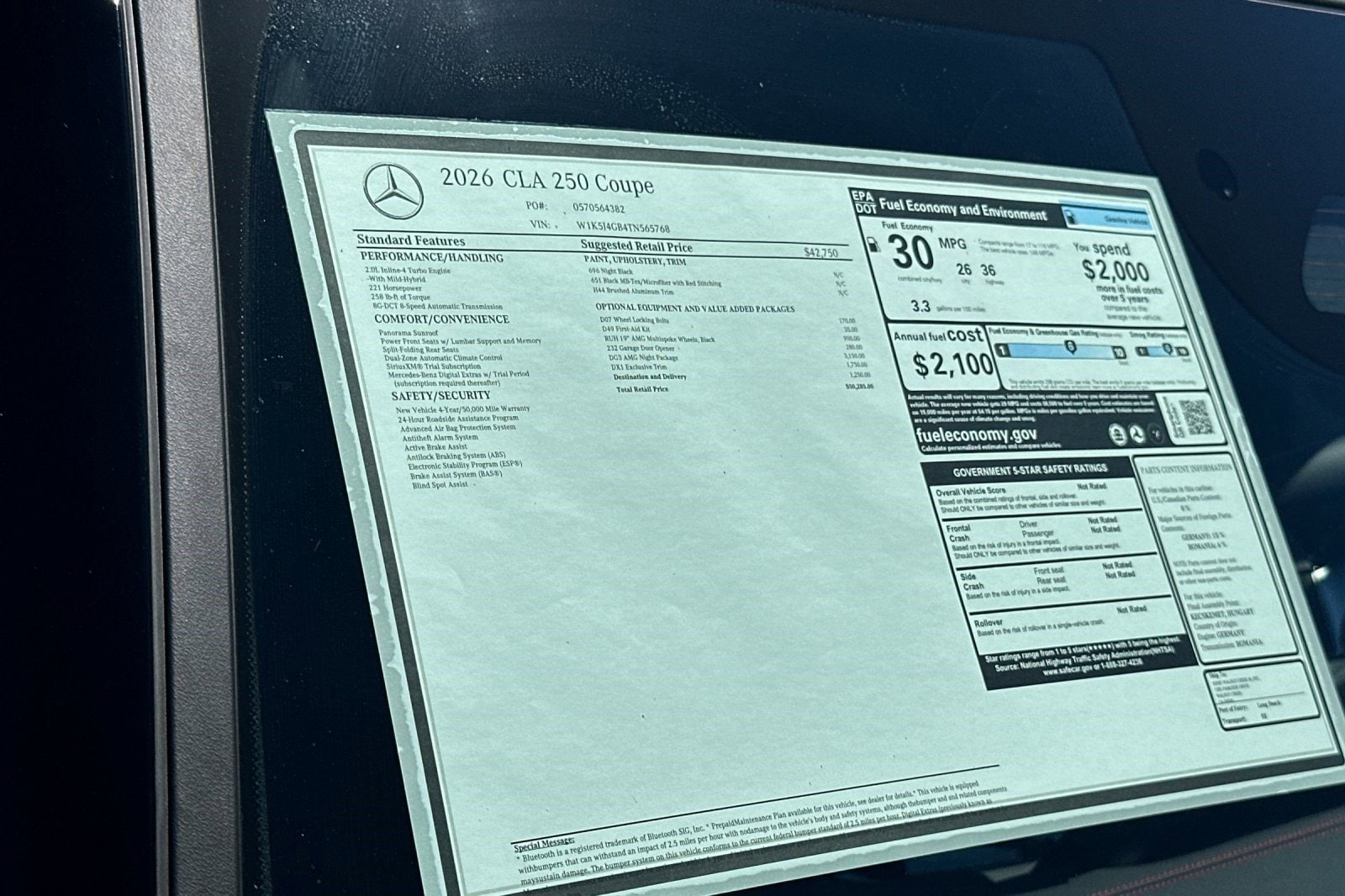 2026 Mercedes-Benz CLA CLA 250 - Photo 28