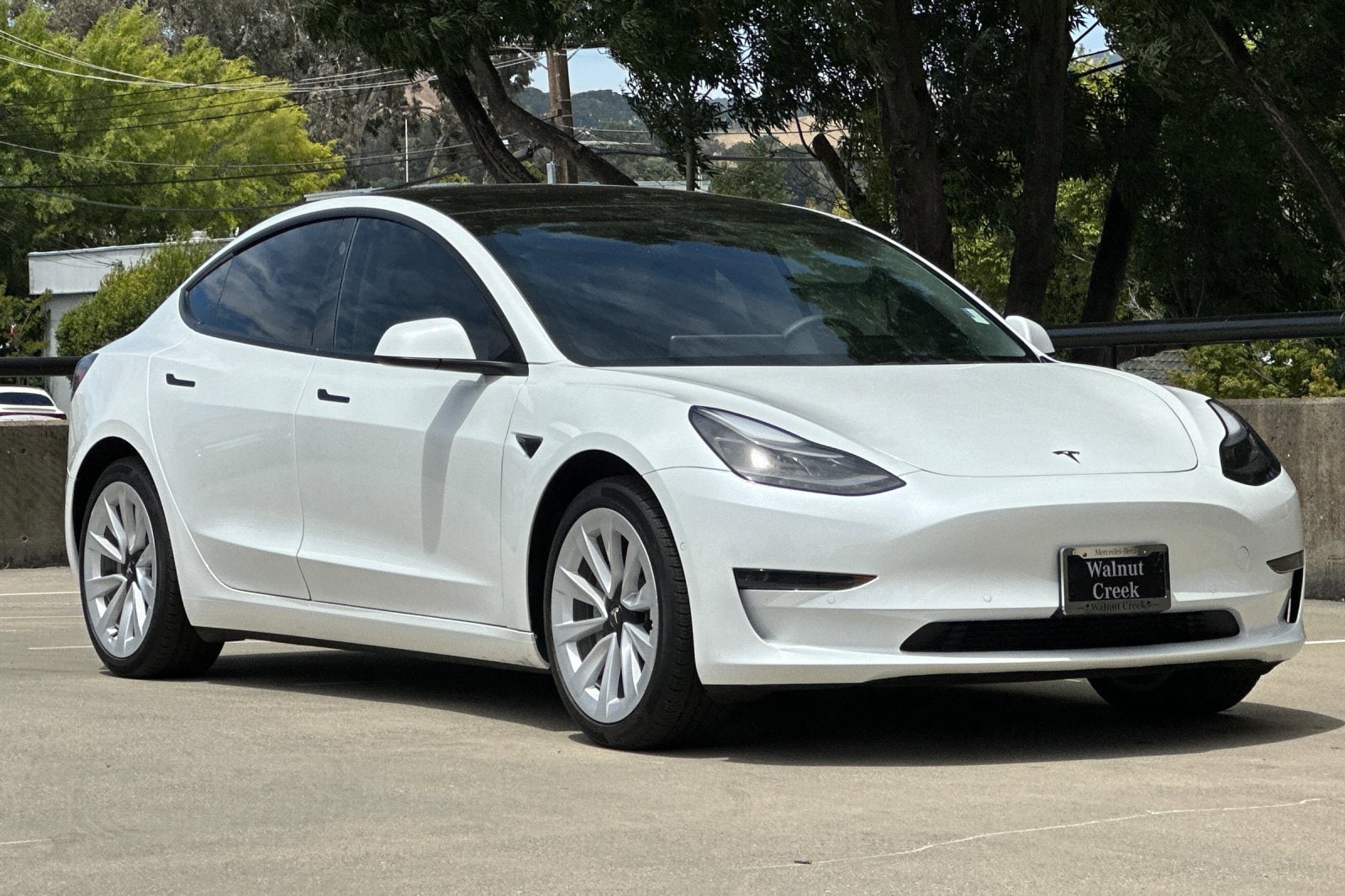 Used 2022 Tesla Model 3 Base with VIN 5YJ3E1EA6NF362431 for sale in Walnut Creek, CA