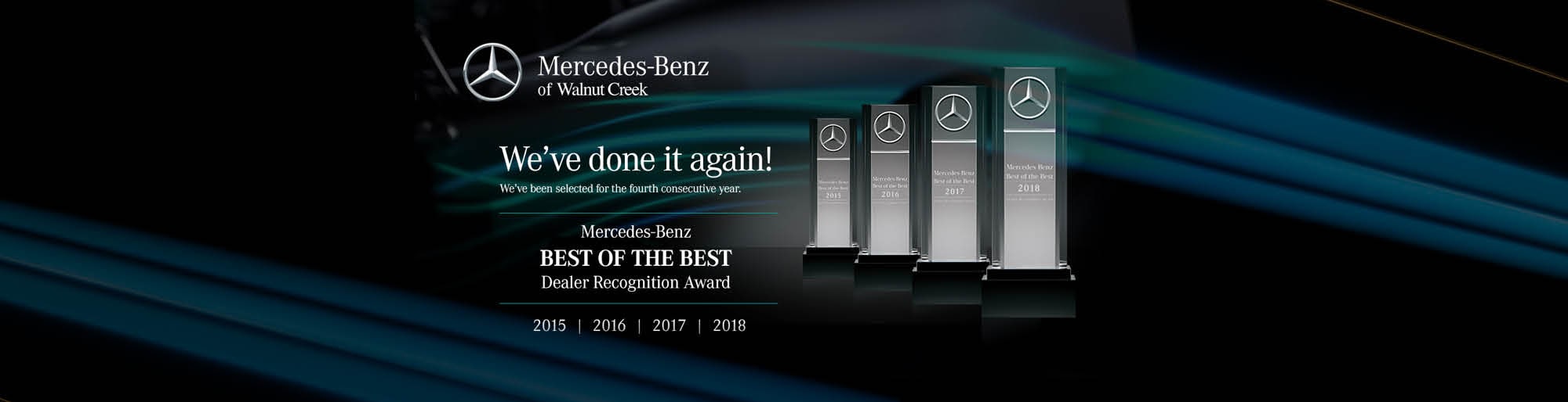 MercedesBenz of Walnut Creek 1 Volume Dealer in N California