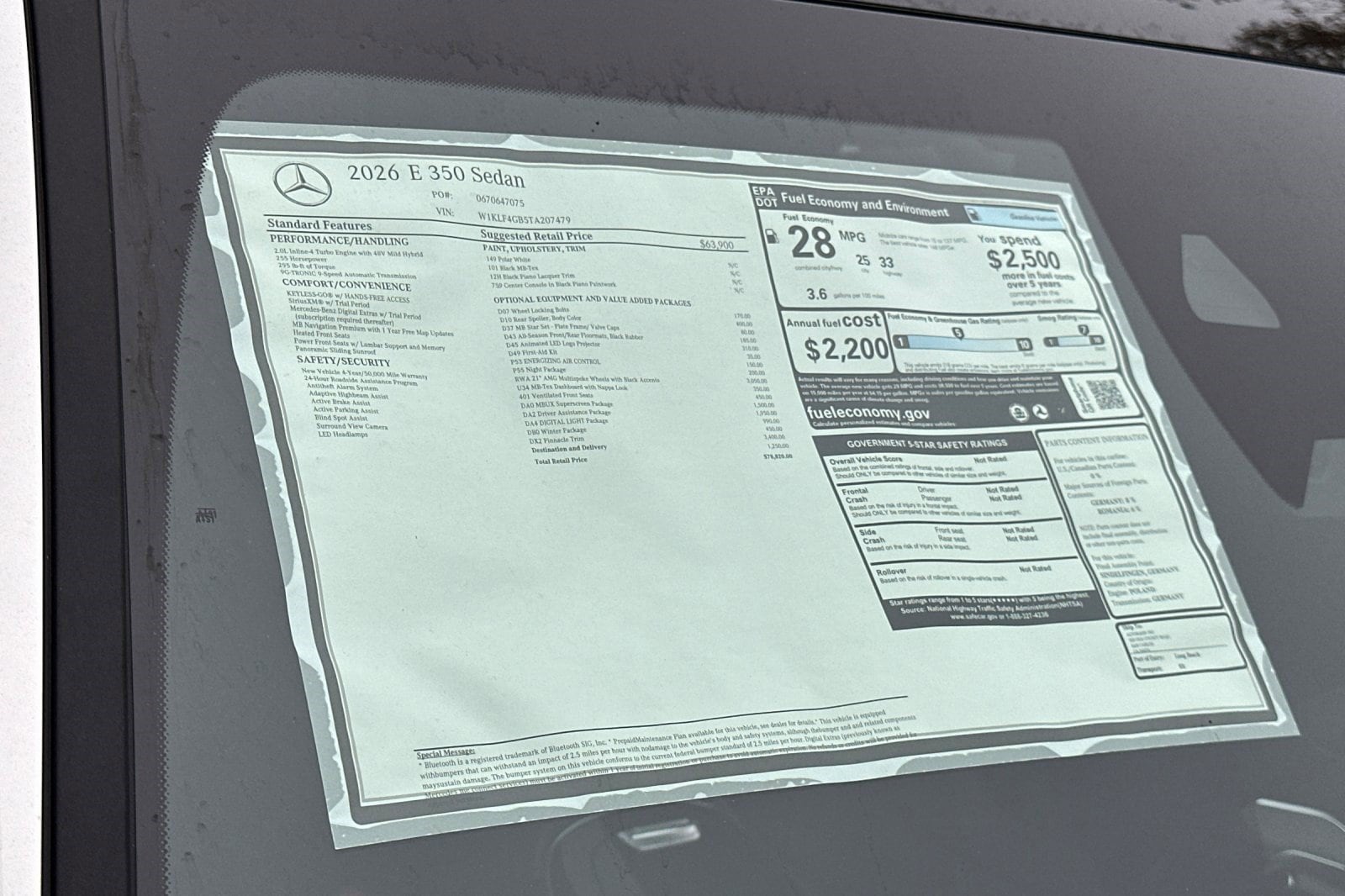 2026 Mercedes-Benz E-Class E350 - Photo 29