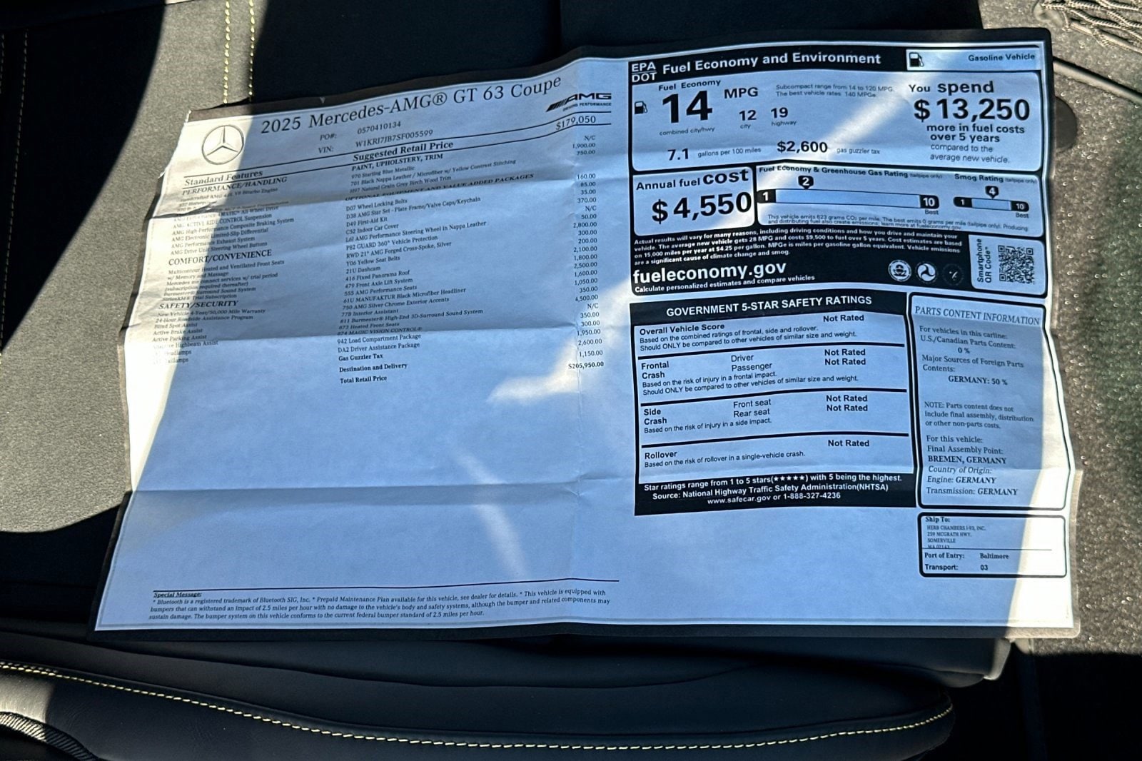 2025 Mercedes-Benz AMG GT Coupe 63 - Photo 29