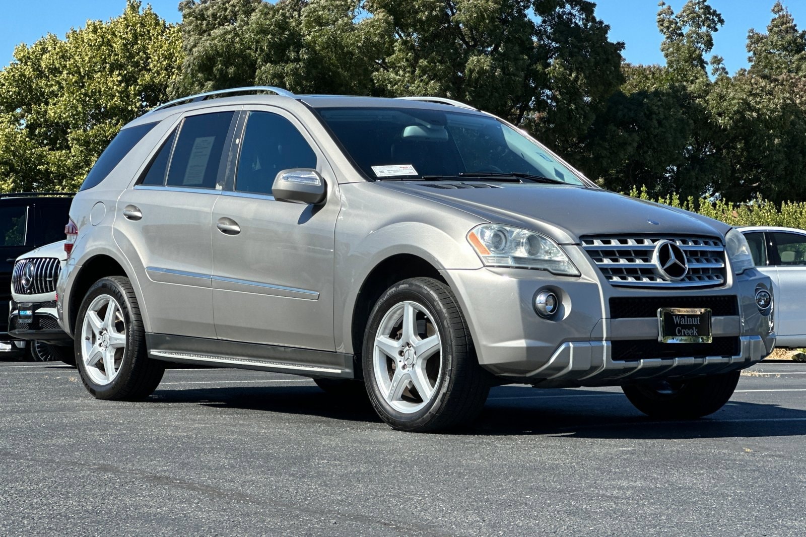 Used 2009 Mercedes-Benz M-Class ML550 with VIN 4JGBB72E39A477836 for sale in Walnut Creek, CA