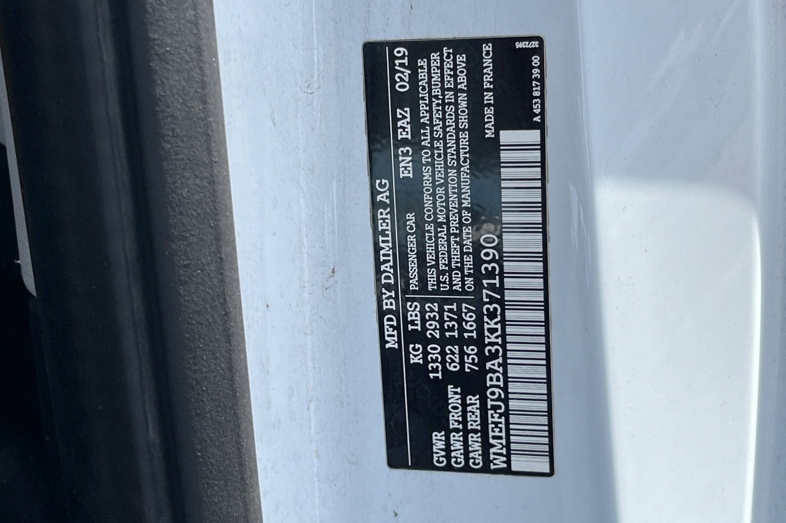 2019 Smart EQ Fortwo Pure Coupe Coupe