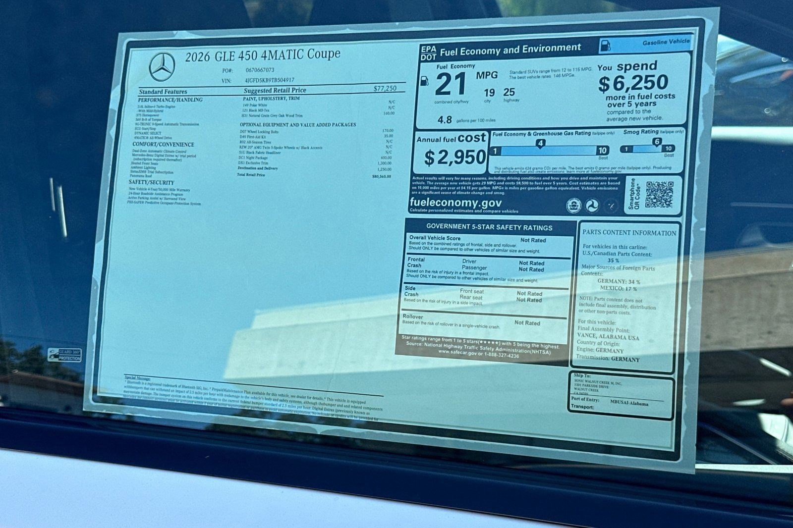 2026 Mercedes-Benz GLE Coupe GLE450 - Photo 29