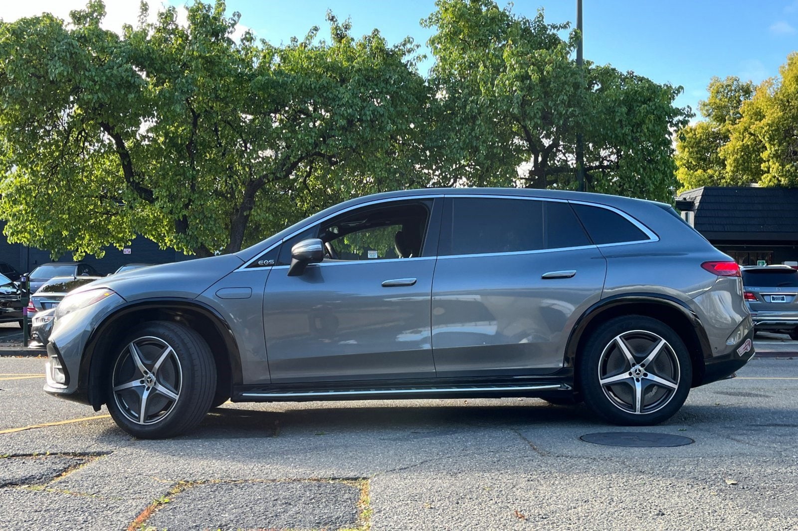 Certified 2023 Mercedes-Benz EQS SUV Base with VIN 4JGDM4EB3PA018581 for sale in Walnut Creek, CA