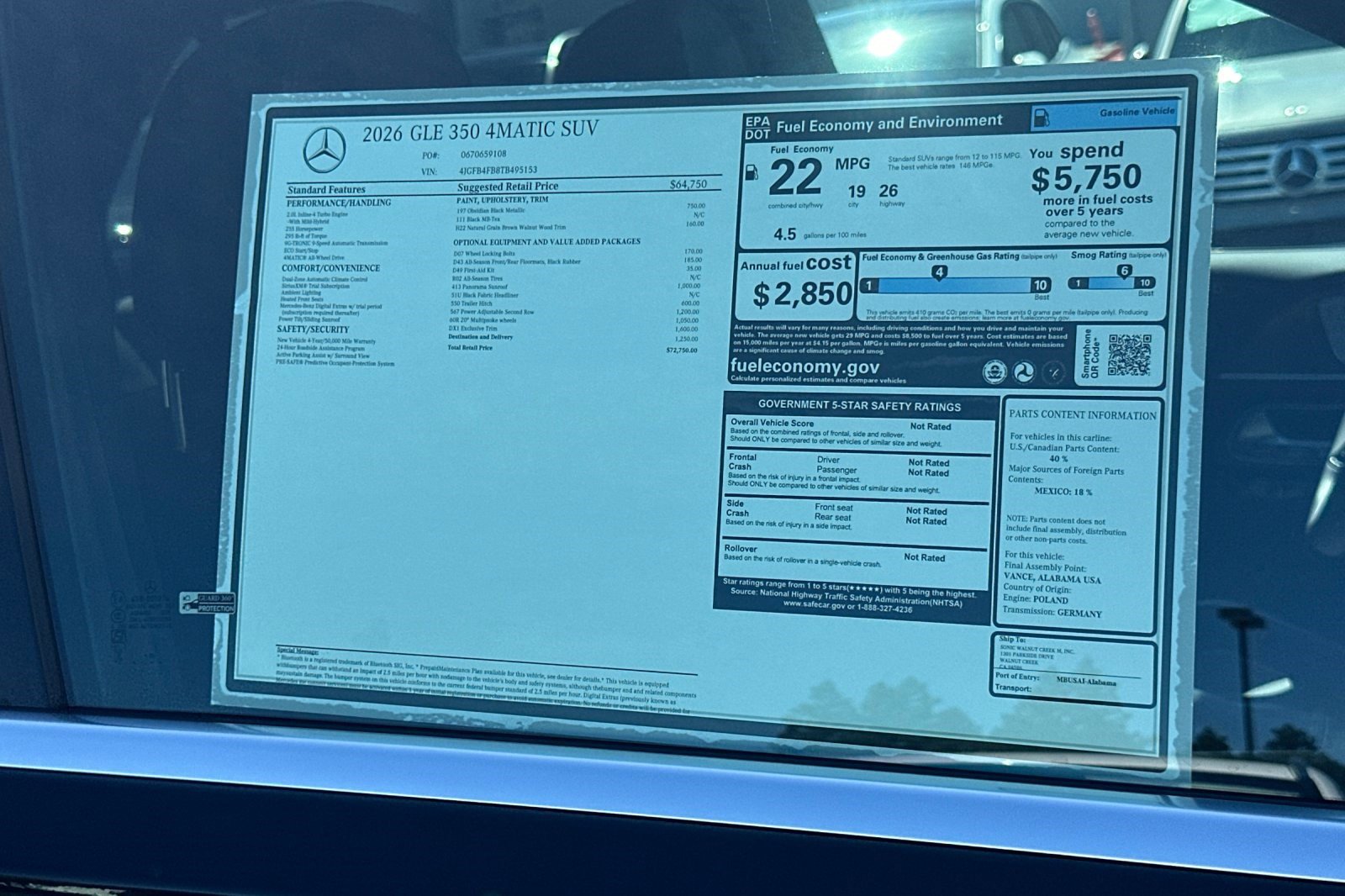 2026 Mercedes-Benz GLE GLE350 - Photo 2