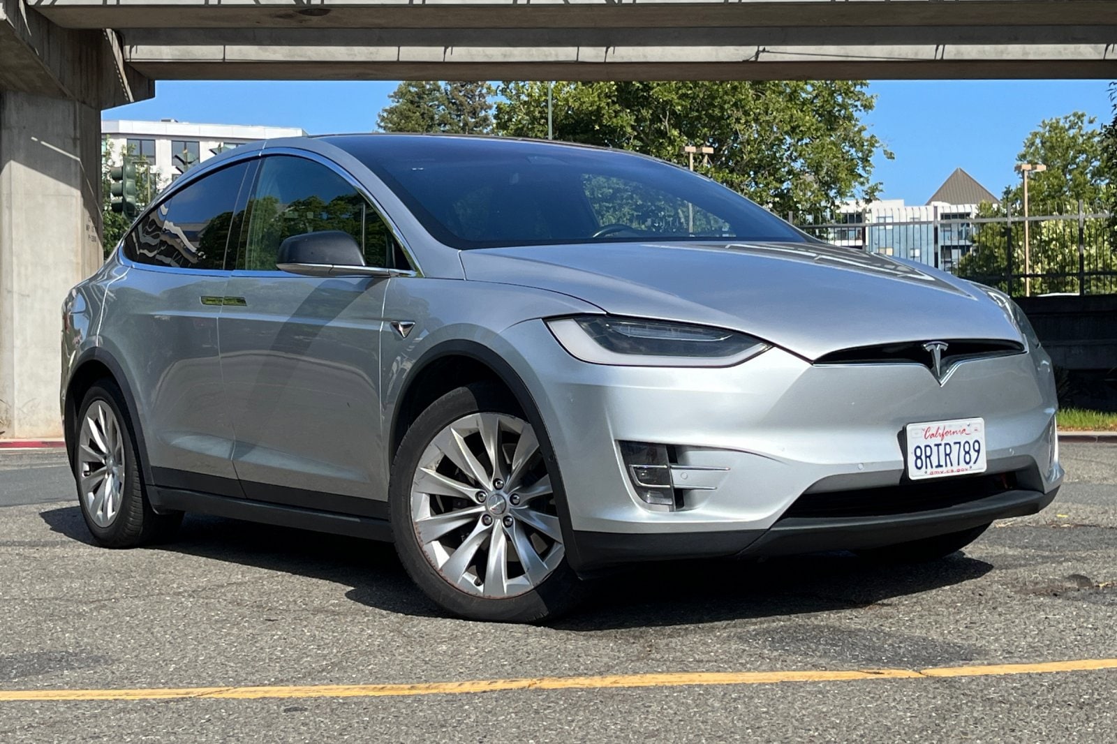 Used 2017 Tesla Model X 75D with VIN 5YJXCDE22HF046062 for sale in Walnut Creek, CA