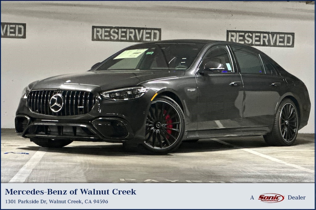 New 2025 Mercedes-Benz AMG S 63 E Base Sedan