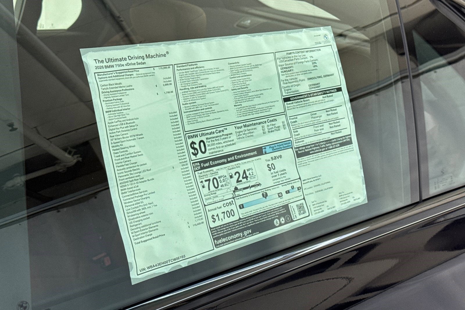 2026 BMW 7 Series 750e - Photo 29