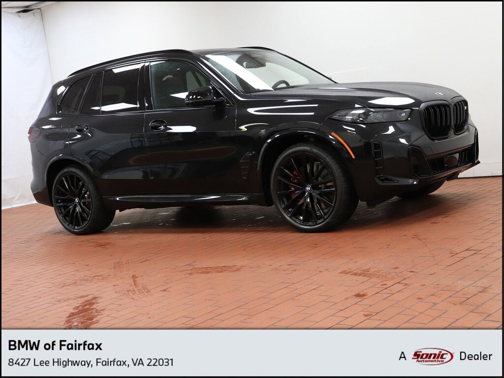 New 2025 BMW X5 M60i For Sale at BMW of Fairfax VIN 5UX33EU09S9W72020