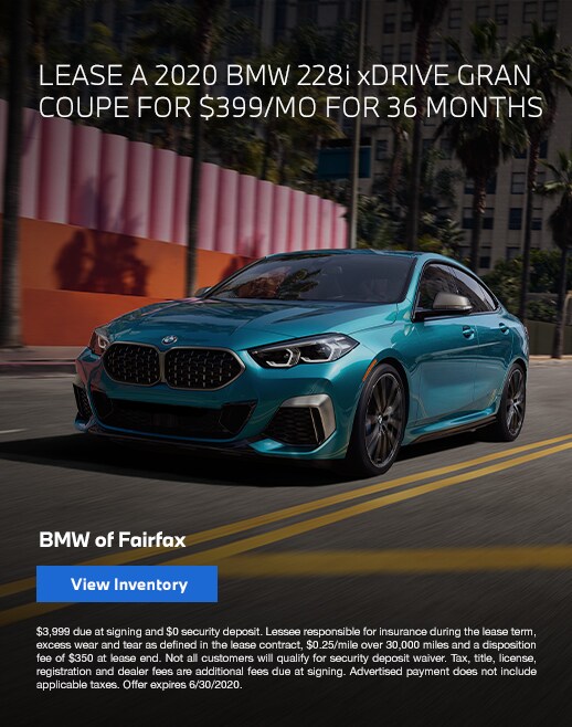 New BMW Lease Specials in Fairfax BMW Dealer Serving Washington, D.C.