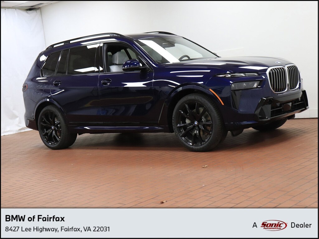 New 2025 BMW X7 For Sale at BMW of Fairfax VIN 5UX23EM09R9U84863