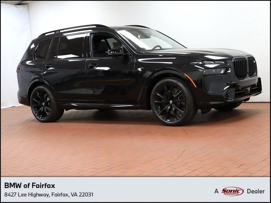 New 2025 BMW X7 M60i For Sale in Fairfax VA VIN 5UX33EM0XS9W48549