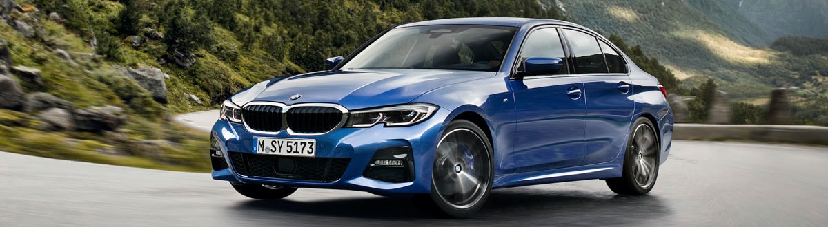 Blue BMW 3 Series