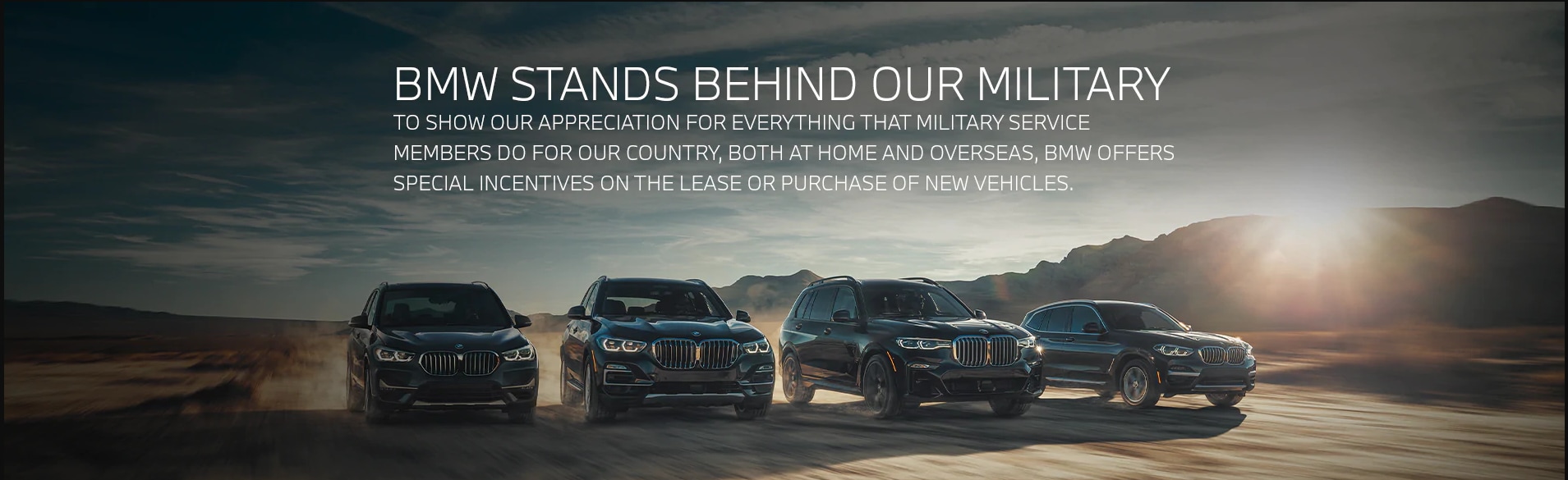 BMW Military Incentives Program in Fairfax