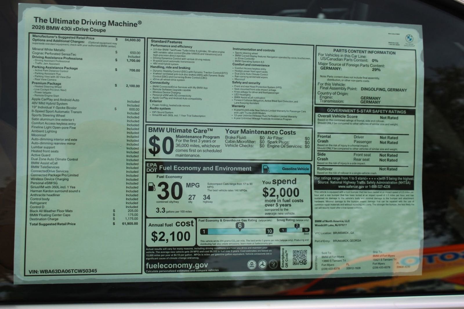 2026 BMW 4 Series 430i - Photo 33