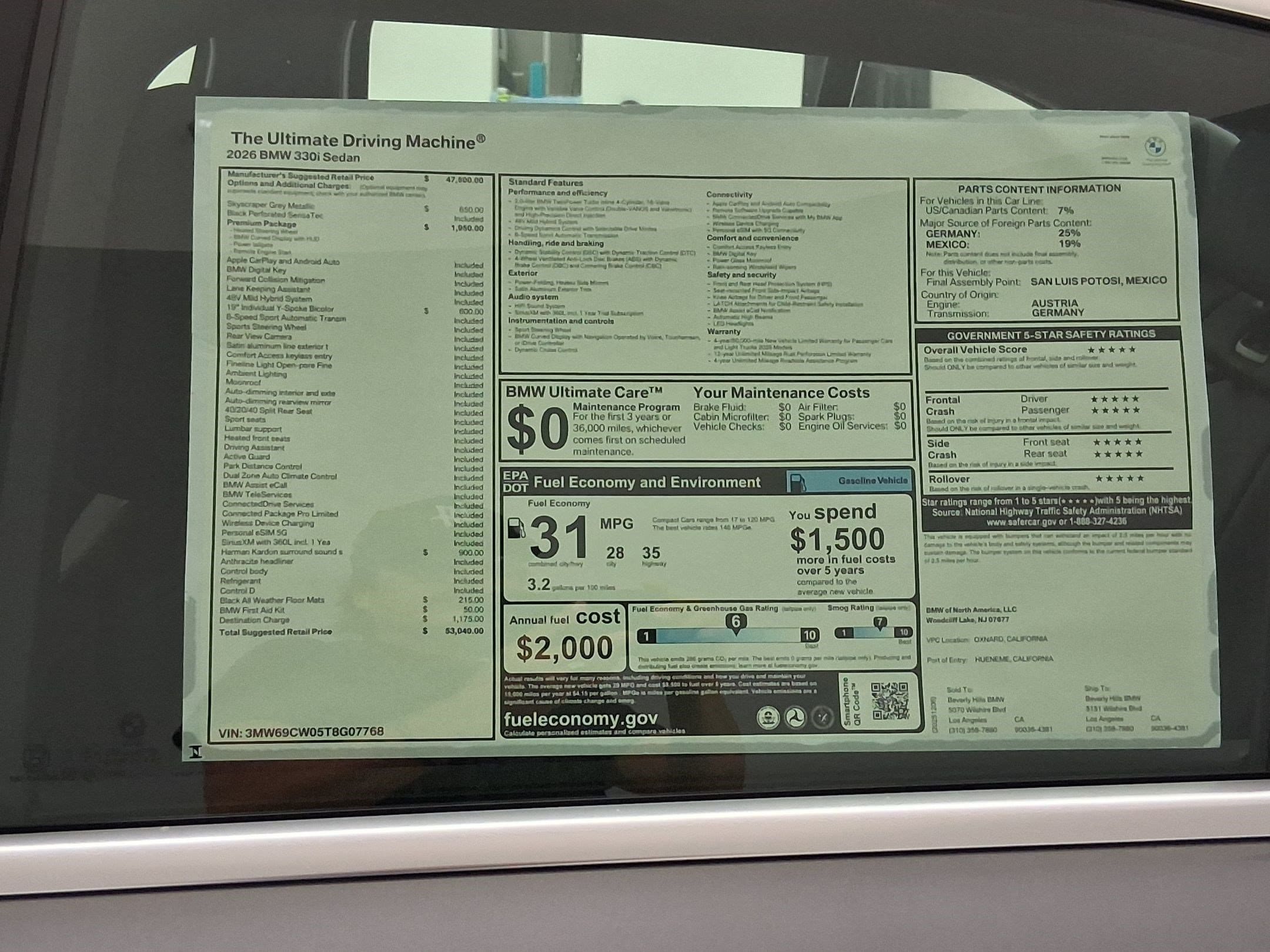 2026 BMW 3 Series 330i - Photo 32