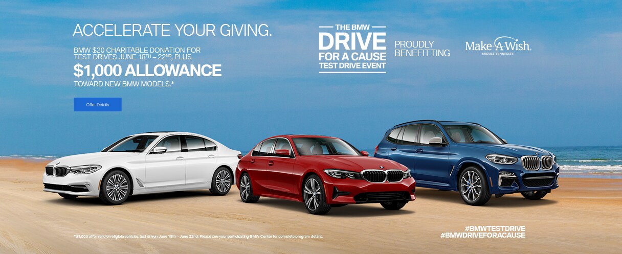 BMW Drive for a Cause Test Drive Event