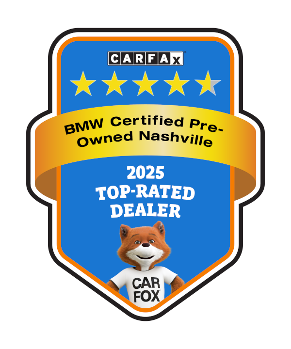 BMW Certified Pre-Owned Nashville Named 2025 CARFAX Top-Rated Dealer