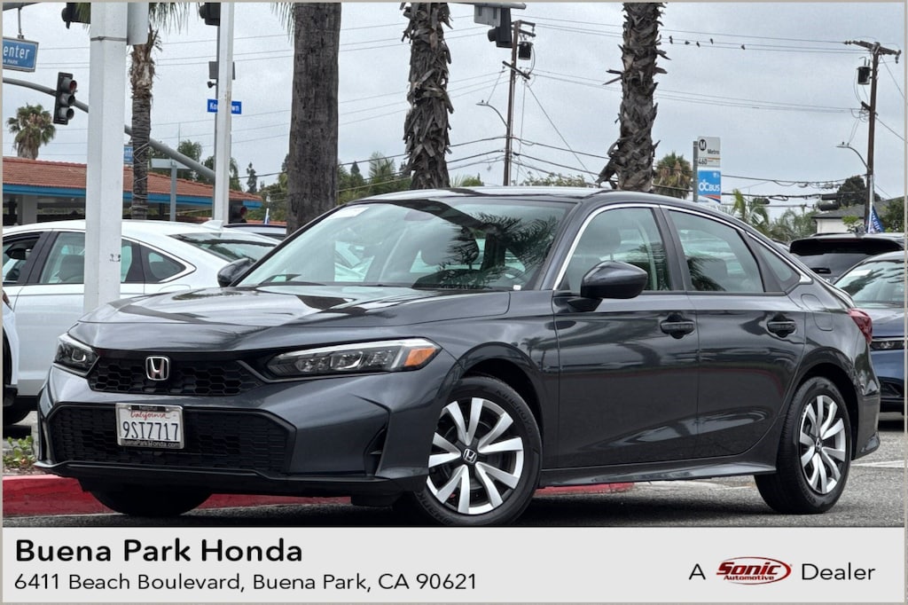 Certified 2025 Honda Civic LX Sedan