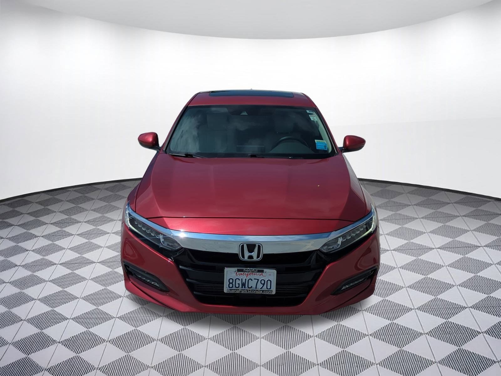 Used 2018 Honda Accord EX-L with VIN 1HGCV1F54JA044068 for sale in Buena Park, CA