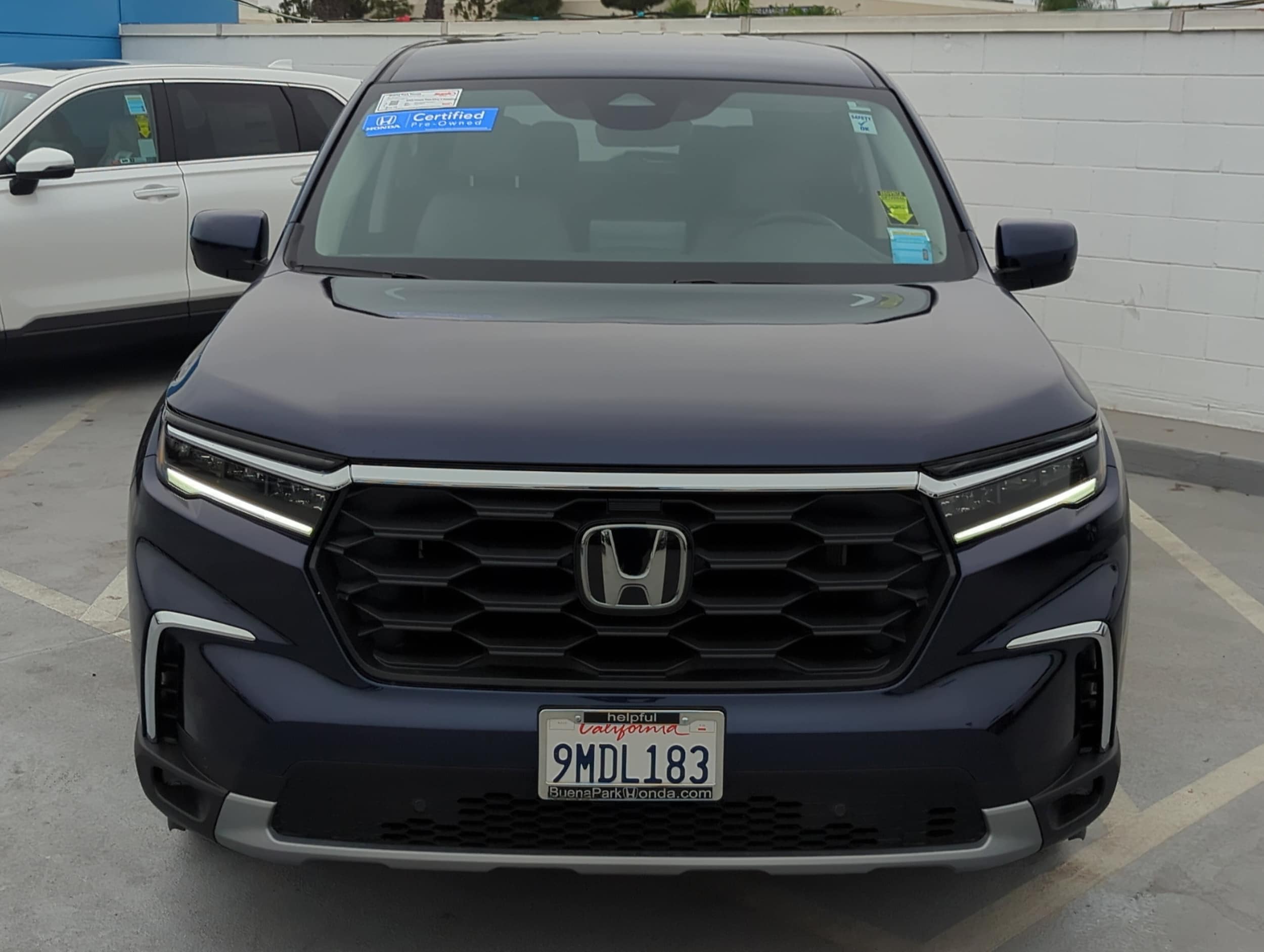 Certified 2024 Honda Pilot EX-L with VIN 5FNYG2H57RB009917 for sale in Buena Park, CA