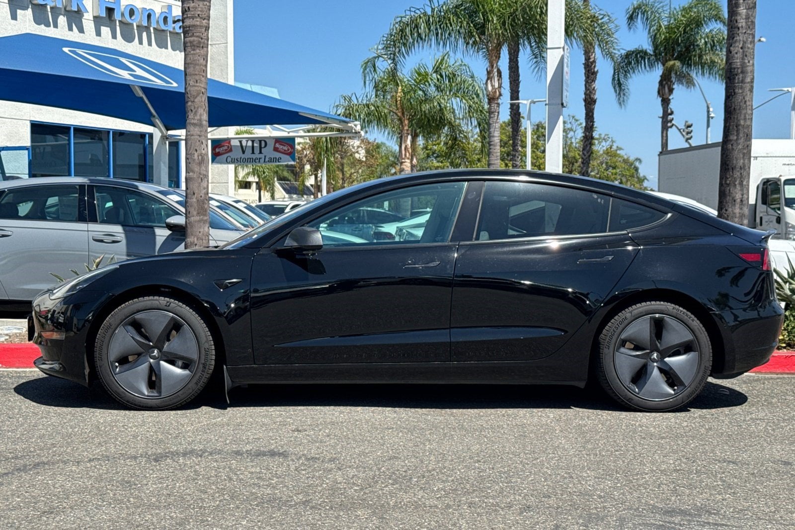 Used 2019 Tesla Model 3 Base with VIN 5YJ3E1EA1KF312032 for sale in Buena Park, CA