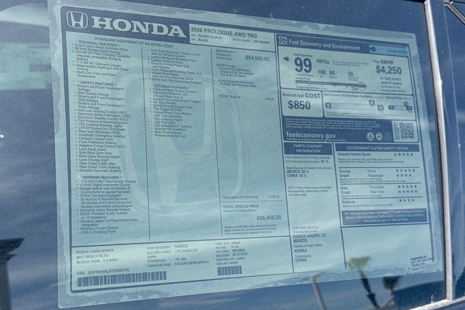 2026 Honda Prologue Touring - Photo 33