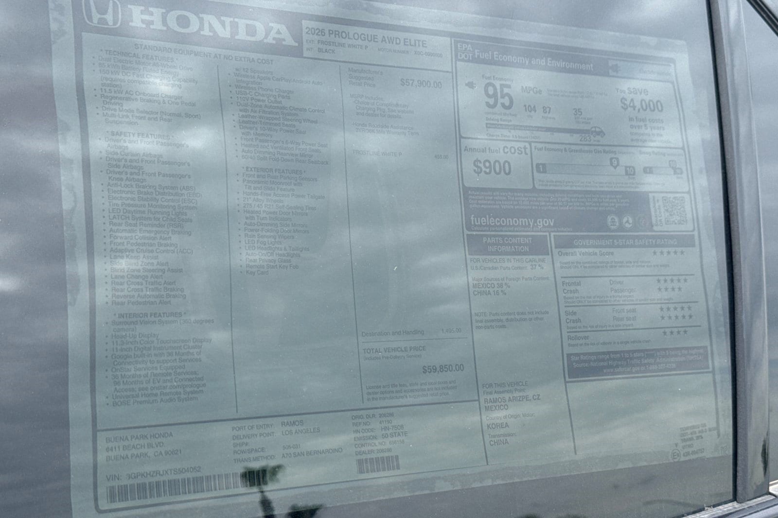 2026 Honda Prologue Elite - Photo 35