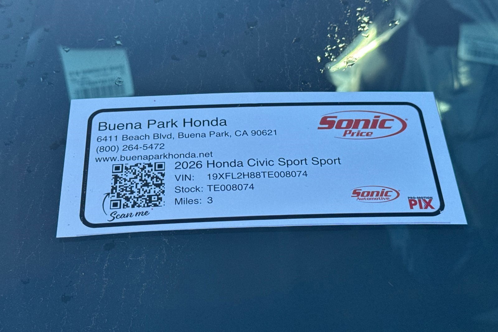 2026 Honda Civic Hatchback Sport - Photo 19