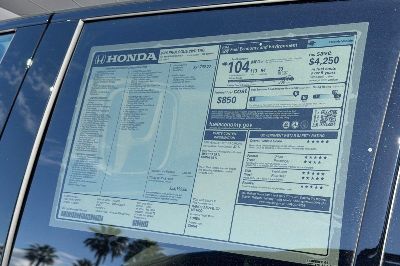 2026 Honda Prologue Touring - Photo 34