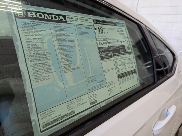 2025 Honda Accord Hybrid EX-L photo 2