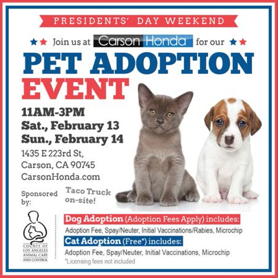 Carson Honda Pet Adoption Event