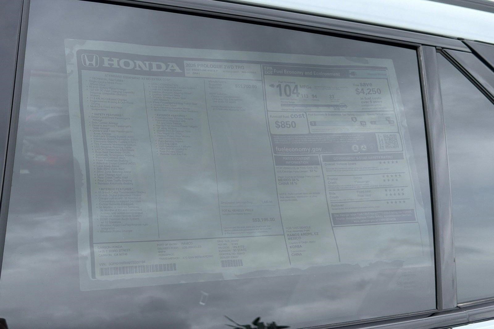 2026 Honda Prologue Touring - Photo 35