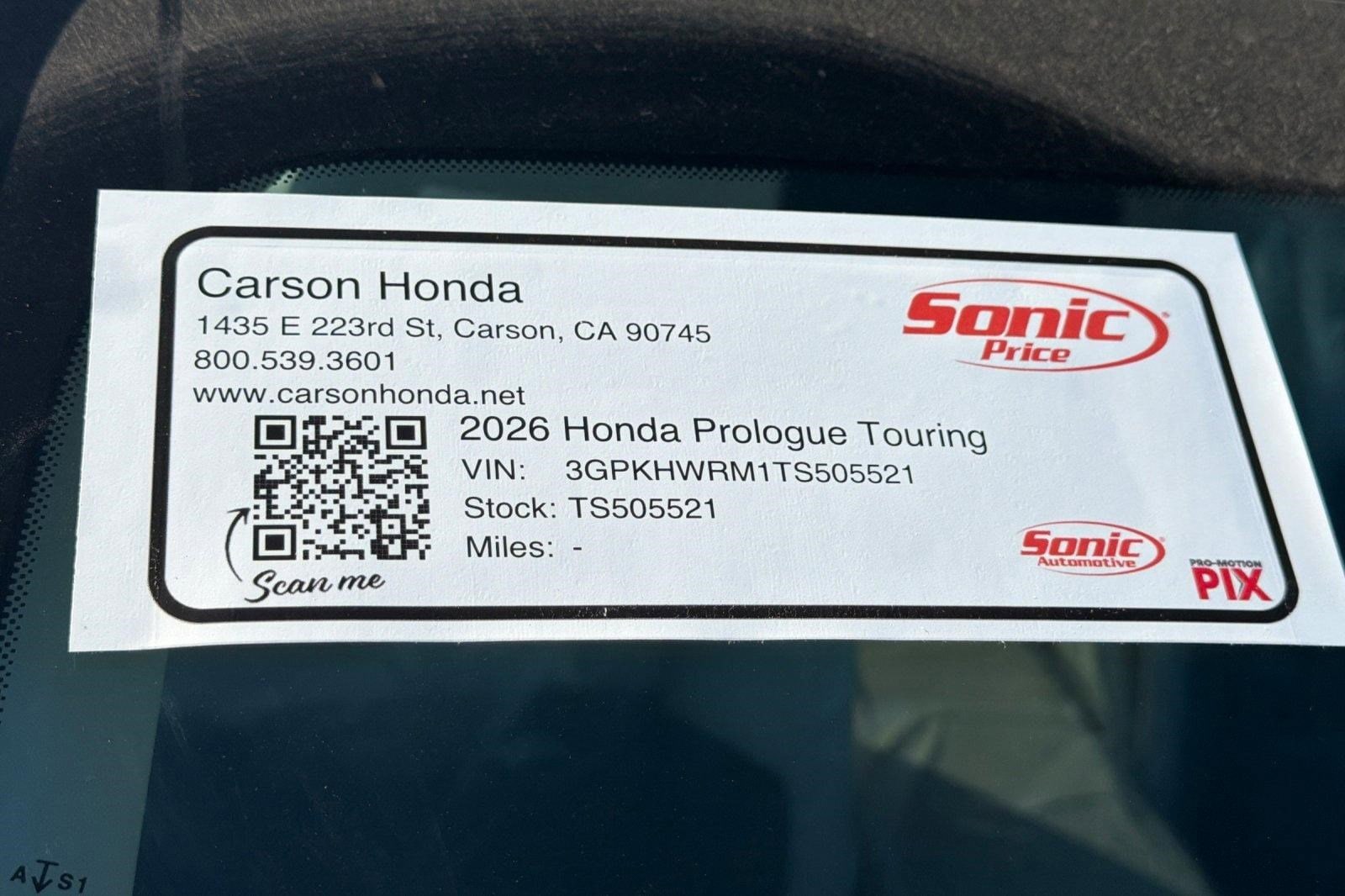 2026 Honda Prologue Touring - Photo 21