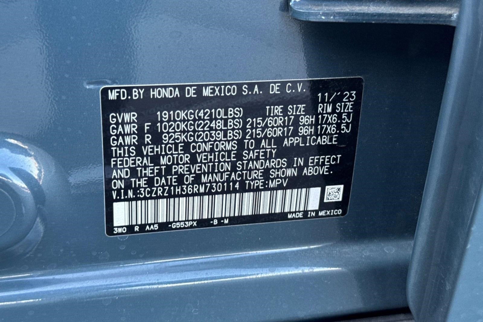 2024 Honda HR-V LX - Photo 22