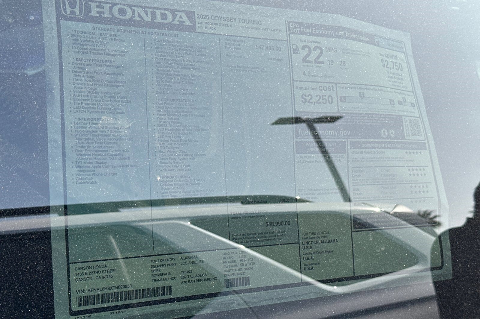 2026 Honda Odyssey Touring - Photo 36