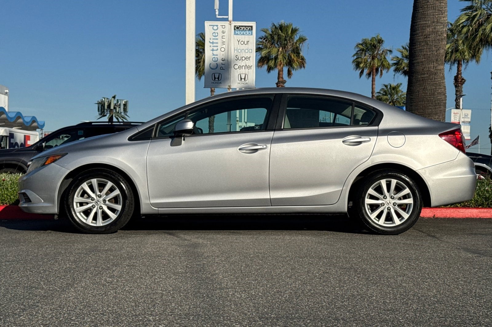 Used 2012 Honda Civic EX with VIN 19XFB2F80CE380840 for sale in Carson, CA