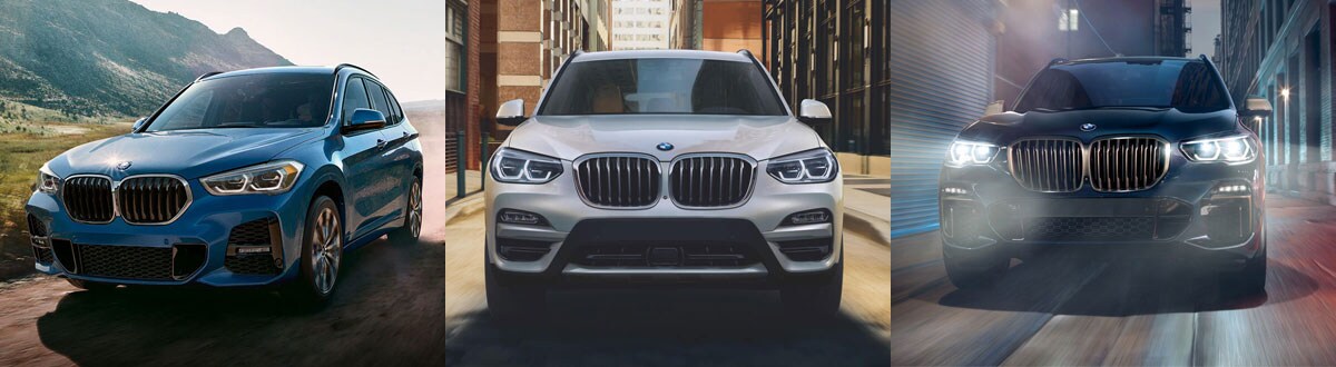 2020 BMW X1 vs 2020 BMW X3 vs 2020 BMW X5