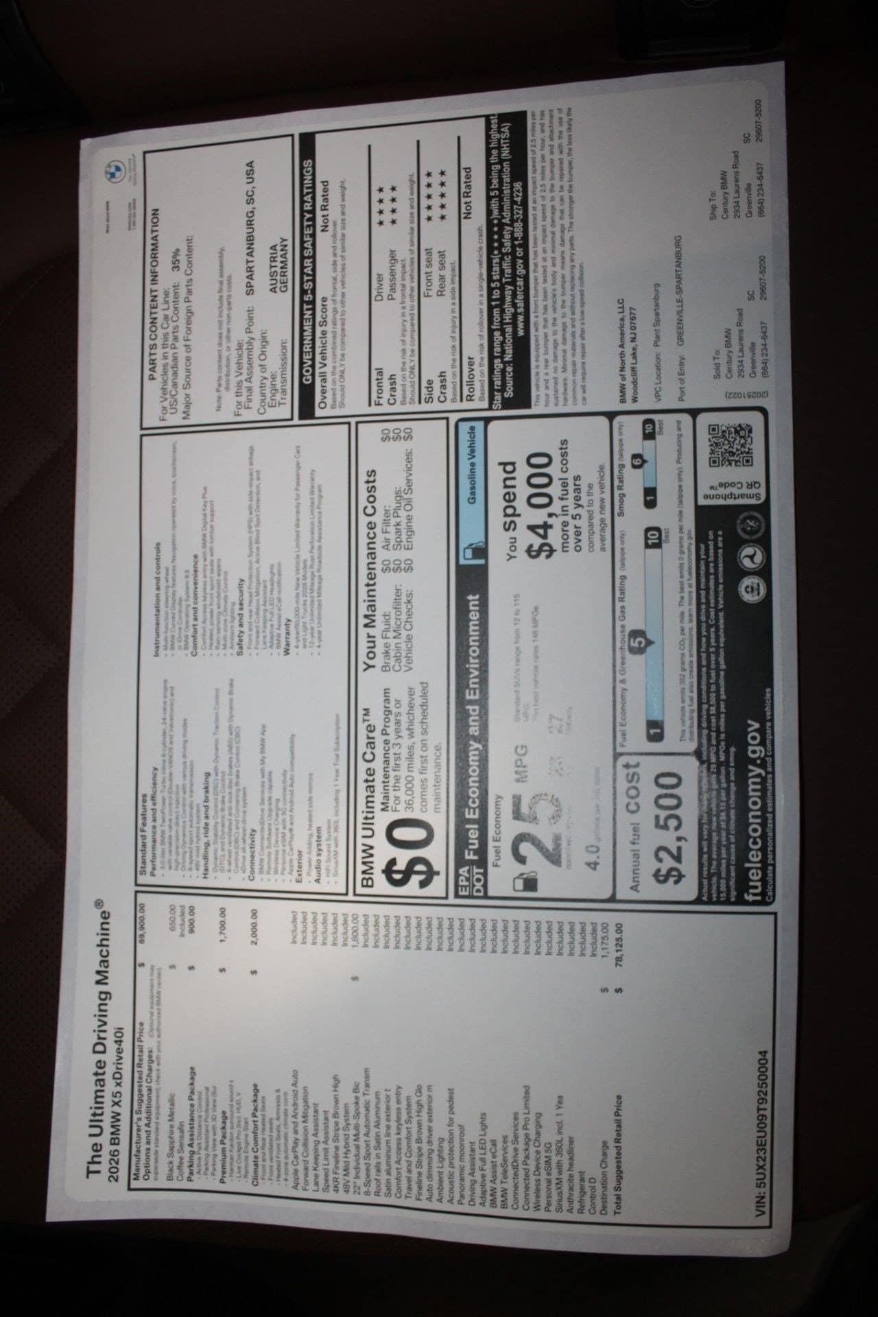 2026 BMW X5 40i - Photo 20