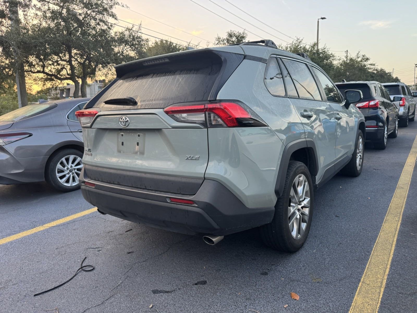 Used 2021 Toyota RAV4 XLE Premium with VIN 2T3C1RFV9MW119510 for sale in Clearwater, FL