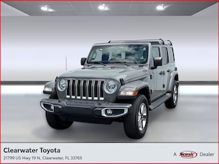 Used 2021 Jeep Wrangler Wrangler Unlimited Sahara 4x4 (Unlimited Sahara 4x SUV for sale in Clearwater