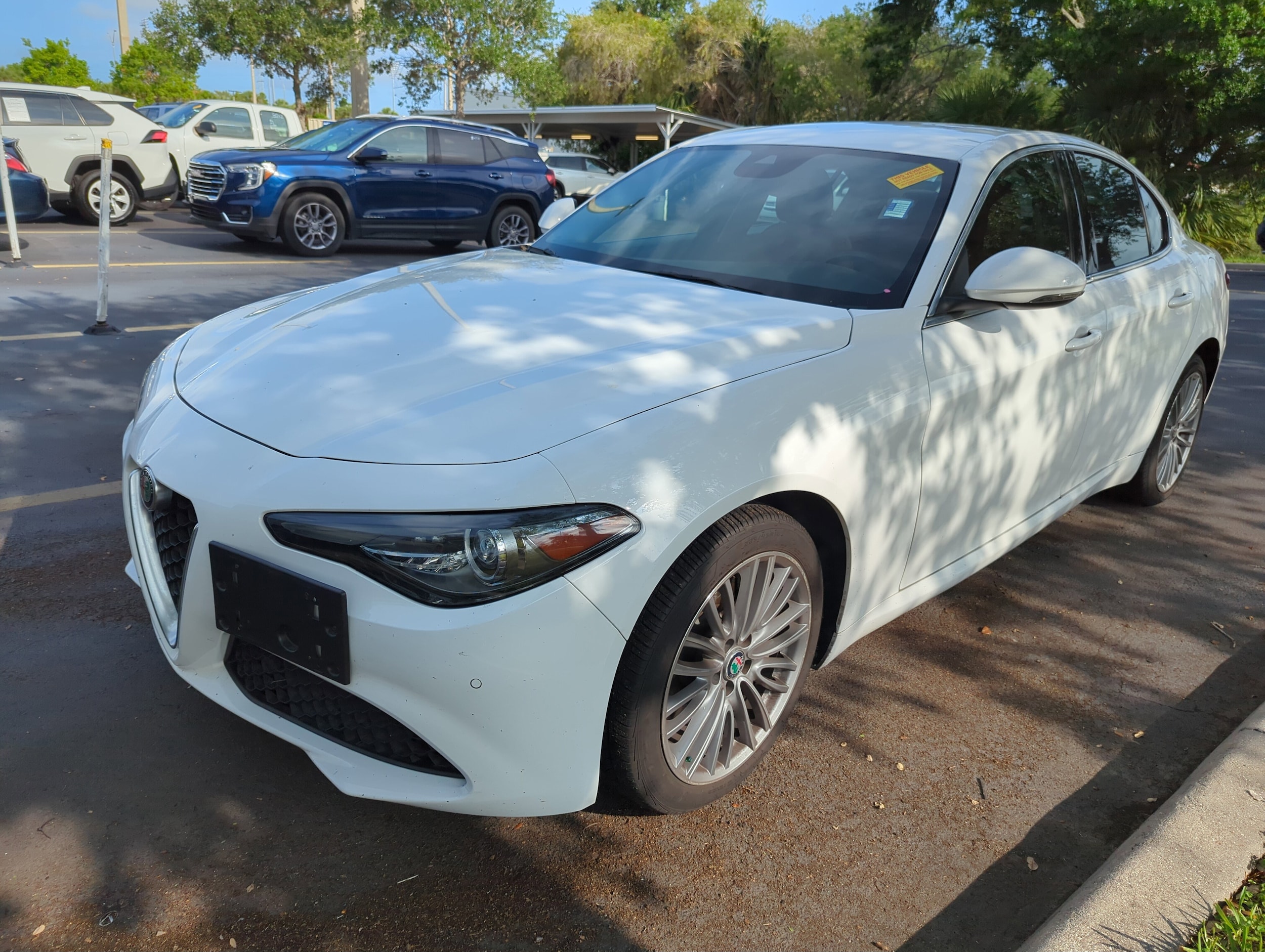 Used 2020 Alfa Romeo Giulia Ti Lusso with VIN ZARFANBN7L7630516 for sale in Clearwater, FL