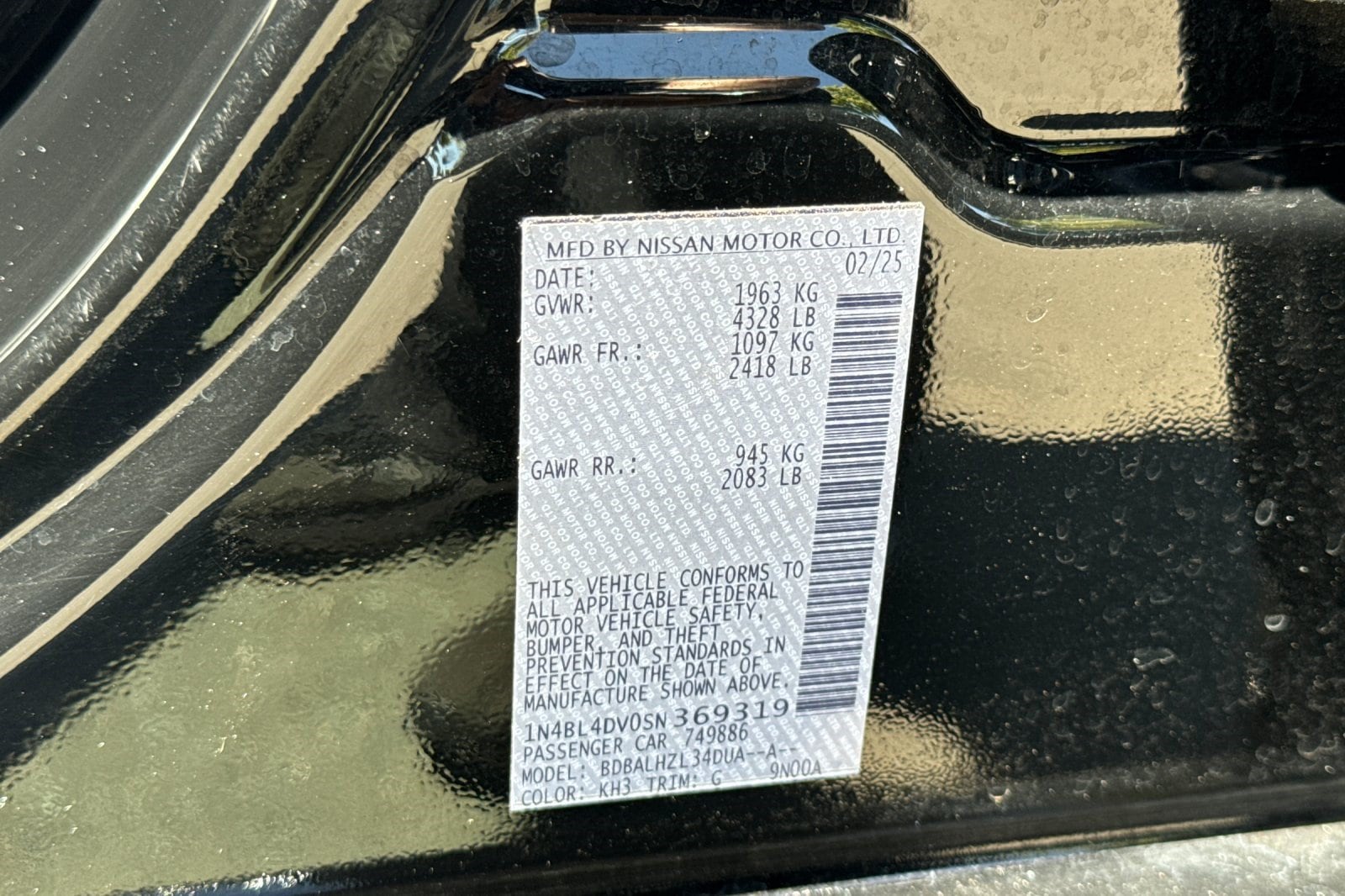 2025 Nissan Altima SV - Photo 28